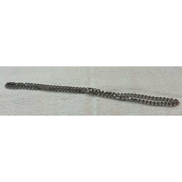 20” Silver Curb Tone Chain - Picture 2 of 2